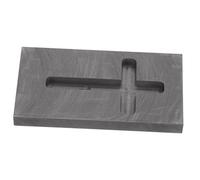 DIYEAH Moule En Graphite Croix 8.80X4.90X0.80Cm Pour CouléE De MéTalliques Fusion RéSistance À La Corrosion Et Conductivité Thermique Optimale Pour Bricolage Et ExpéRiences Scientifique