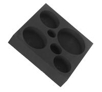 DIYEAH Moule Graphite pour Rond Résistance Haute Température pour Fusion et Or Cuivre Laiton Aluminium Conteneur de Fusion Polyvalent