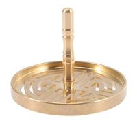 DIYEAH Moule Presse en Cuivre pour Fabrication DIY Outil Robuste avec Caractère Chinois Symbolique Accessoire pour Salon Temple Méditation et Yoga