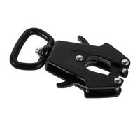 DIYEAH Mousqueton pour Laisse de Chien Pivotant Métal Boucle à Ouverture Rapide Crochet Anti-nœuds Accessoire Multifonctionnel