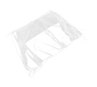 DIYEAH Moustiquaire Côtés Carrée Structure à Quatre en Blanche Grenadine ou Extérieure pour Portable et Facile à Monter sur Pavillon Balançoire Repas Porche ou Fêtes en Jardin