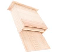 DIYEAH Nid à Chauve-Souris en Bois Écologique pour Extérieur et Jardin, Abri Pratique et Esthétique Design Simple, Contrôle des Nuisibles
