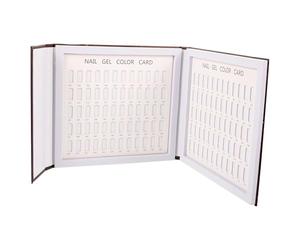 DIYEAH Nuancier de Manucure 120 Cartes Format Standard pour Ongles Gel Couleurs Variées Professionnels et Amateurs Présentation Salon Manucure 120 Tips D’entraînement