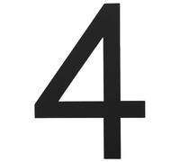 DIYEAH Numéros Autocollants pour Boîte aux Lettres, Numéros de Maison Autocollants en Acrylique, Noir, 3d, 3,9x2,8 Po, pour Villa et Appartement, Décoration de Porte et Boîte aux Lettres