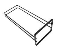 DIYEAH Organisateur Cintres en Fer Noir 40cm, Support de Rangement Détachable Compact pour Maximiser l'espace, pour Maison et Boutique de Vêtements