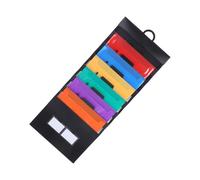 DIYEAH Organisateur De Documents Mural Accordéon Rangement Pratique Et Ample pour Bureau Dossier Suspendu Plastique Compartiments Style Arc-Ciel