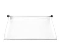 DIYEAH Organiseur Mural Porte-Documents A4 5 Pages Blanc avec Système de Référence Support Mural Lw Classeur à Accès Facile pour Bureau et Espaces Publics Protège Documents et