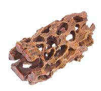 DIYEAH Ornement D’Aquarium en Résine Naturelle 10 CM - Nid de Crevettes Réaliste de Racine D’Arbre Creuse - Cachette Sûre pour Poissons Tropicaux - Décoration Solide pour Aquarium