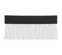 DIYEAH Outil à texturer le plâtre : Peigne à texture large - Outil de peinture effet lin pour murs - de création de motifs muraux en acier inoxydable pour enduit de finition.