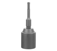 DIYEAH Outil Pilote Tige de Terre Acier Forgé pour Perceuse à Percussion Compatible avec Mandrin à Encastrement Conducteur Solide pour Piquets de Clôture Adaptateur Robuste avec Embout