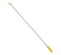 DIYEAH Ouvre-fenêtre Télescopique Réglable 1,52 M Jaune Crochet en C, Outil D’Entretien Scolaire et Domestique, Tringle pour Puits de Lumière et Fenêtres en Hauteur, Manette de Commande