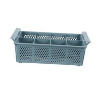 DIYEAH Panier à Couverts pour Lave-vaisselle Gris 8 Compartiments, Bac D’égouttage pour Rangement Ustensiles la Cuisine, Compatible Lave-vaisselle, Organisation Facile et Pratique