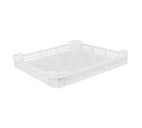 DIYEAH Panier à Fruits De Mer Blanc Plateau De Congélation Rapide 370x350x60mm Outil De Séchage Pour Aliments 1 Pièce Cuisine Stockage