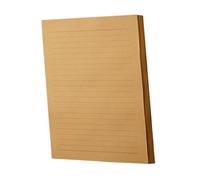 DIYEAH Papier à Lettres Rétro 100 Feuilles Kraft A5 Couleur Profonde pour pour Messages et Notes