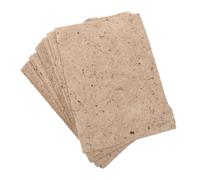 DIYEAH Papier Décoratif en Papier de Riz 20 Feuilles Fait Main Couleur Beige Naturel et Découpage pour Loisirs Créatifs Artistes et Amateurs Usage Scrapbooking Dessin et Peinture Format