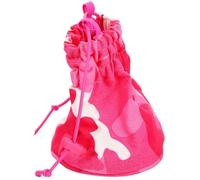 DIYEAH Paquet Diffuseur pour Sèche-cheveux, Pochette Diffuseur de Rechange pour Cheveux Bouclés, Accessoire Coiffure Pratique en Tissu Rose Fuchsia, Compatible Sèche-cheveux Standard,