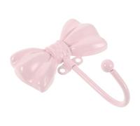 DIYEAH Patère Murale Nœud Élégant Rose en Métal 10,4 X 8,6 X 4 Cm, Crochet Décoratif Polyvalent pour Manteaux, Paquet, Serviettes, Salle de Bain, la Cuisine et Dressing
