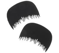 DIYEAH Peigne à Fibres Capillaires en Plastique Bouclier Protecteur, Lot de 2 Peignes pour Ligne des Cheveux, Applicateur pour Optimisation Capillaire, Usage Professionnel et Personnel,