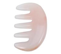 DIYEAH Peigne Antistatique Créatif en Résine pour Massage Capillaire Portable à Cinq Dents, Outil Pratique pour Soin du Cuir Chevelu des Femmes