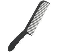 DIYEAH Peigne Plat Professionnel Noir pour Hommes Peigne Fin de Barbier Outil de Coiffage Précis et Ergonomique Soins Capillaires et Tressage