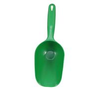 DIYEAH Pelle à Terre Épaissie en Plastique Vert, Grosse Tête, Bord | Surface Lisse, une Seule Pièce, Versement Facile, pour Terreau, Paillis et Nourriture