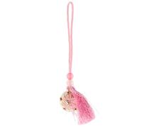 DIYEAH Pendentif de Fortune Amulette à Suspendre, Cuivre Rose, Motif Fleur de Cerisier, Décoration pour Paquet à Main et Paquet à Dos, Style Japonerie, Protection