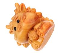 DIYEAH Pendentif Dragon Bois Sculpté Miniature Charm DIY pour Bijoux et Décoration Nouvel An Chinois Ornement Léger et Créatif pour Collier et Bracelet