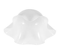 DIYEAH Pendentif en abat-jour en acrylique tissu de lampadaire pendentif teinter suspension abat-jour teinte lampadaire Abat-jour blanc couverture de lampe pendante blanche