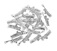 DIYEAH Pendentifs en Alliage Statue Liberté Vintage 20 Pcs, Breloques Soi-même en Métal Couleur Argenté Antique, Accessoires DIY pour Fabrication de Bijoux, Colliers et Bracelets