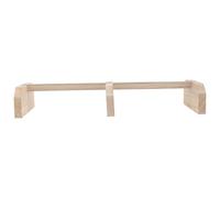 DIYEAH Perchoir à Poulets en Bois Naturel, Barre de Repos Robuste, Taille Moyenne, Accessoire pour Cage à Oiseaux, Adapté Poules et Pigeons, Support de Perchage pour Volatiles Pet