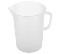 DIYEAH Pichet Doseur en Plastique Pp 5000ml avec Graduation Précise et Grosse Capacité pour Réparation Automobile et Mécanique