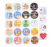 DIYEAH Pièces Autocollants Mensuels pour Stickers de Mésopotamie pour Stickers Fêtes pour Photos et Scrapbooking