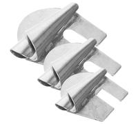 DIYEAH Pied à Ourlet Roulé en Acier Inoxydable Argenté 3 Pièces, Facile à Installer, Ne Colle Pas aux Tissus Adhésifs, Accessoire pour Travaux de Quilting