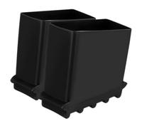 DIYEAH Pieds D'Échelle En Caoutchouc Antidérapants 2 Pièces Protection Sécuritaire Isolation Pour Escabeaux Et Échelles Polyvalentes Faciles À Installer 1.97X1.97X0.98 Pouces