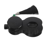 DIYEAH Pierre à encre portable pour débutants en calligraphie - Encrier avec repose-pinceau - Récipient pour encre et pinceau chinois, idéal pour la pratique de la peinture et de l'écriture.