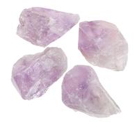 DIYEAH Pierre Brute d'Améthyste Naturelle 200G en Cristal Naturel Ornement Décoratif en Cristaux Bruts pour Décoration de Table Bureau et Intérieur Petites Pierres de Cristal