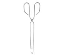 DIYEAH Pince à Barbecue Anti-brûlure en Acier Inoxydable 32 Cm, Fil de 4,8 Mm, Pince à Griller Extérieure pour Barbecue, Ustensile la Cuisine Portable pour Cuisson en Plein Air