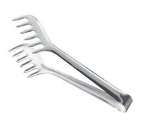 DIYEAH Pince à Spaghetti en Acier Inoxydable Argenté, Facile à Tenir Ranger, pour Pique-niques et Activités en Plein Air