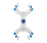 DIYEAH Pince Réglable Finition Précise en Plastique Blanc Facile à Utiliser pour Burettes et Supports de Titrage pour Laboratoire de Chimie et Expériences