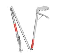 DIYEAH Pince Reptile Télescopique Acier Inoxydable Multi-Usage pour Manipulation Sécurisée Serpents et Crabes de Mer Extérieur