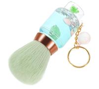 DIYEAH Pinceau à Blush et Poudre Forme Réservoir Essence Portable avec Porte-clés pour Maquillage de Voyage et Usage Professionnel