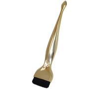 DIYEAH Pinceau pour Fond de Teint Liquide et Poudre, Brosse Plate Ultra-fine en Fibres Synthétiques, Taille Moyenne, Couleur Or, pour Application Précise Traces, Maquillage Visage Femme,