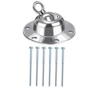 DIYEAH Piquet de Fixation Chien Robuste Pivotant Antirouille pour Extérieur Jardin Ancre Solide avec Poignée Ergonomique Kit Piquet Clous Longs pour Enclos et Camping
