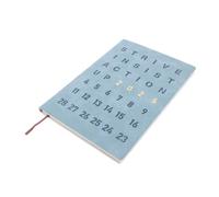 DIYEAH Planificateur Agenda Couverture Rigide pour Enseignants et Étudiants pour Fournitures de Bureau Scolaires Design Élégant et Pratique Améliorée Bleu