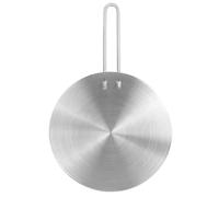 DIYEAH Plaque D'adaptation pour Induction Poignée Amovible 24 en Acier Inoxydable Diffuseur de Chaleur pour Plaques de Cuisson Électromagnétiques la Cuisine Professionnelle