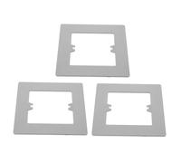DIYEAH Plaque De Couverture De Sortie Murale Décorative Lot De 3 Cache Prise Murale En Pc Plaque De Prise Électrique Couvercle De Trou Mural Pour Interrupteur Et Installation Facile