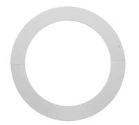 DIYEAH Plaque de protection en acier inoxydable : cache-brides de tuyauterie - Plaque de protection pour tuyau de douche - Couvercle de pour conduit de cheminée