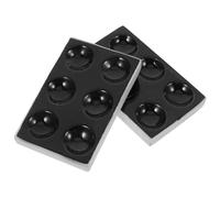 DIYEAH Plaque de Réaction Solide et Polyvalente 2 Pièces 6 Trous en Céramique Noire pour Analyses Chimiques et Expériences Scientifiques