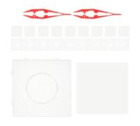 DIYEAH Plaques À Picots Pour Loisirs Créatifs Perles À Repasser Fournitures Pour Perles À Repasser Plaques À Picots Avec Papier Kits De Loisirs Créatifs