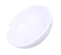 DIYEAH Plat en Céramique Blanc pour Calligraphie Porte-plume et Rangement de Pigments, Design Multifonctionnel Facile à Utiliser pour Bureau ou Salle D'étude